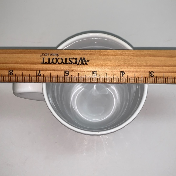 Knitted Pattern White Mug - Picture 9 of 9